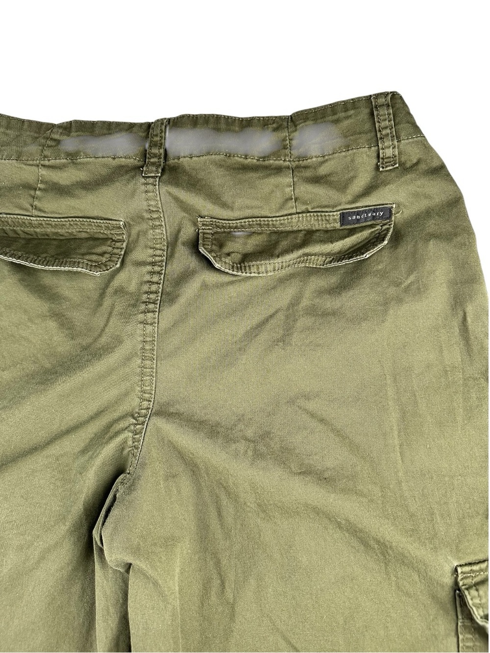 Sanctuary Army Green Cargo Pants Mid Rise Utility Size 25 - Picture 6 of 9